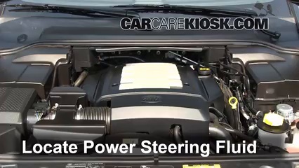 2006 Land Rover LR3 SE 4.4L V8 Power Steering Fluid Check Fluid Level
